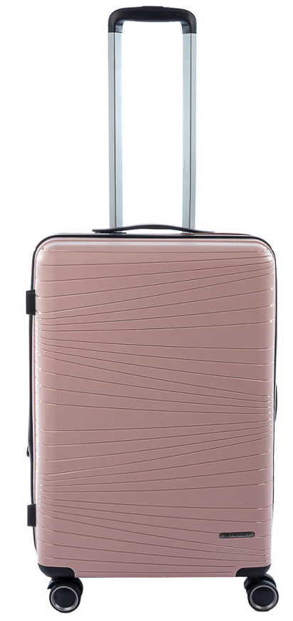 Franky 4-Rad Trolley M 66cm erweiterbar 53l 3,3kg Polypropylen rose