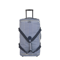 Kipling 'Teagan M' medium wheeled luggage urban chevron