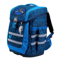 McNeill 'Wild-V23' Schulrucksackset 5tlg. Ergo Complete 1150g 20l blau