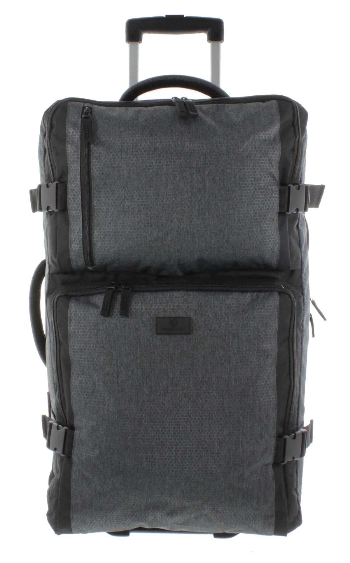 Franky Rollenreisetasche Doppeldecker 70cm 3,1kg grey bee