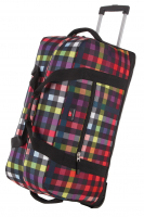 Franky Rollreisetasche L 78cm 2,6kg multicolor check