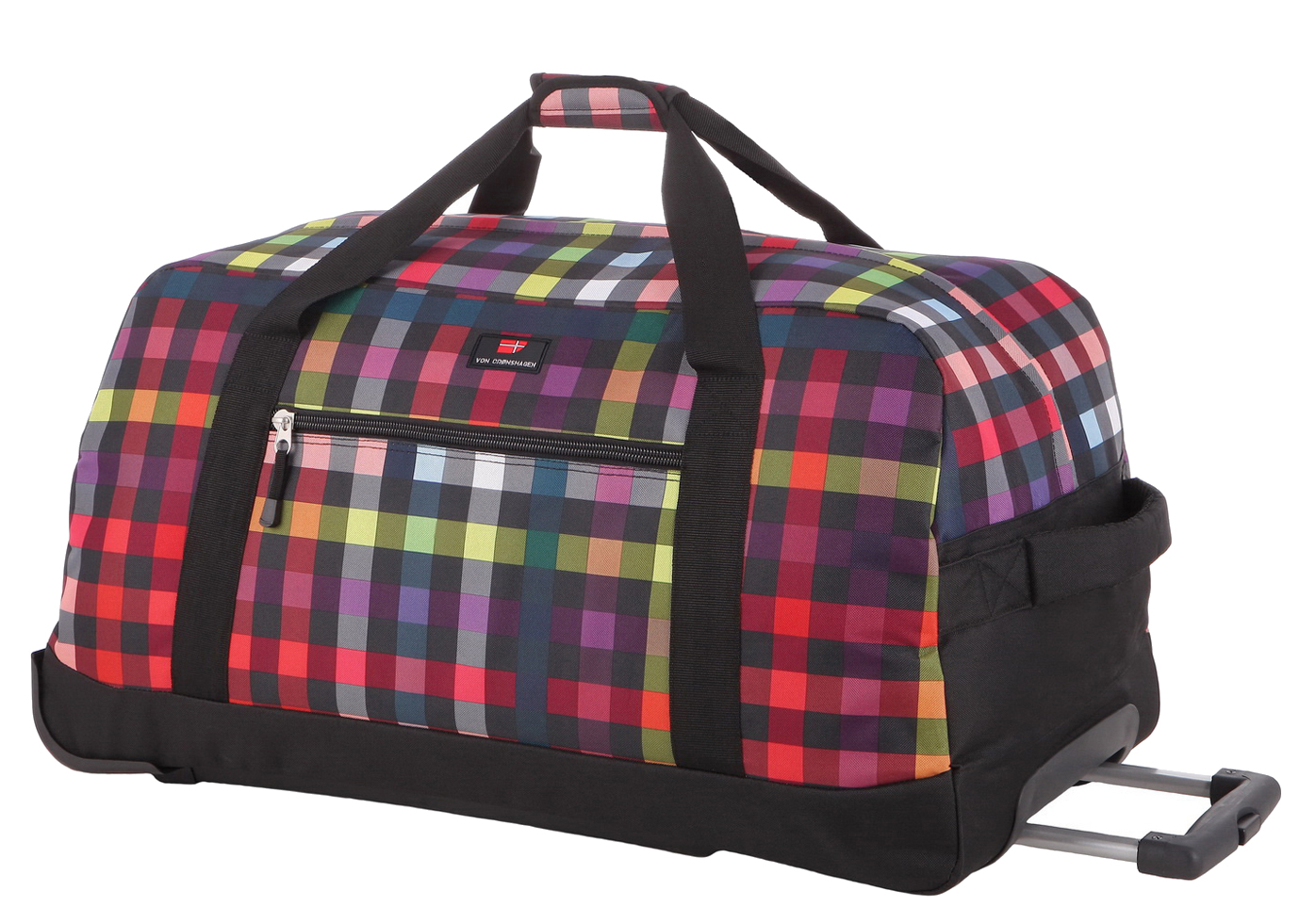 Franky Rollreisetasche L 78cm 2,6kg multicolor check