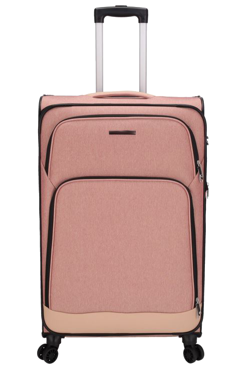 Franky 4-Rad Trolley L 79cm erweiterbar 3,5kg 115/129l rose