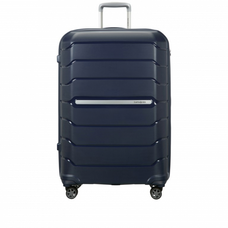 Samsonite 'Flux' 4-Rad Trolley M 68cm 3,5kg erweiterbar 85/95l navy blue