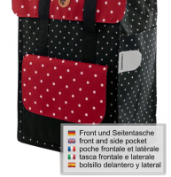 Andersen 'Rul' Scala Shopper Treppensteiger 51l 40kg Tragkraft MADE IN GERMANY schwarz/rot