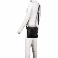 Joop 'Loreto' Remus Shoulderbag XSVZ echt Rindleder schwarz