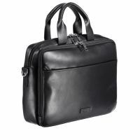 Joop 'Vetra' Pandion Briefbag MHZ echt Rindleder schwarz