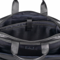 Joop 'Vetra' Pandion Briefbag MHZ echt Rindleder schwarz