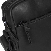 Justified Bags 'Kaizer' Schultertasche echt Leder schwarz