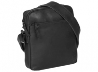 Justified Bags 'Kaizer' Schultertasche echt Leder schwarz