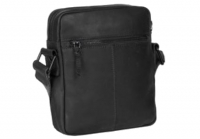 Justified Bags 'Kaizer' Schultertasche echt Leder schwarz
