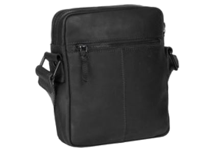 Justified Bags 'Kaizer' Schultertasche echt Leder schwarz