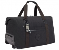 Kipling 'Art on Wheels M' Medium wheeled carry-on black noir