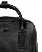 Justified Bags 'Nynke' Rucksack Crawley 2Griffe echt Rindleder schwarz