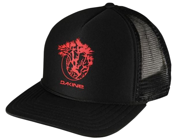 Dakine 'Darkside trucker Cape' black red