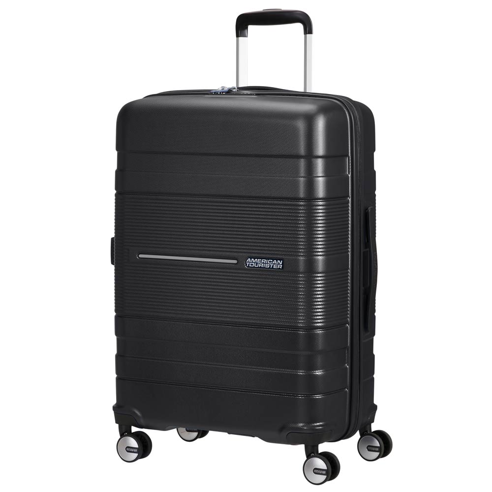 American Tourister 'Funstripe' 4-Rad Trolley L 76cm 4,3kg 99,5l schwarz