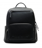 Desigual 'Back Half Logo Chester' Damenrucksack schwarz