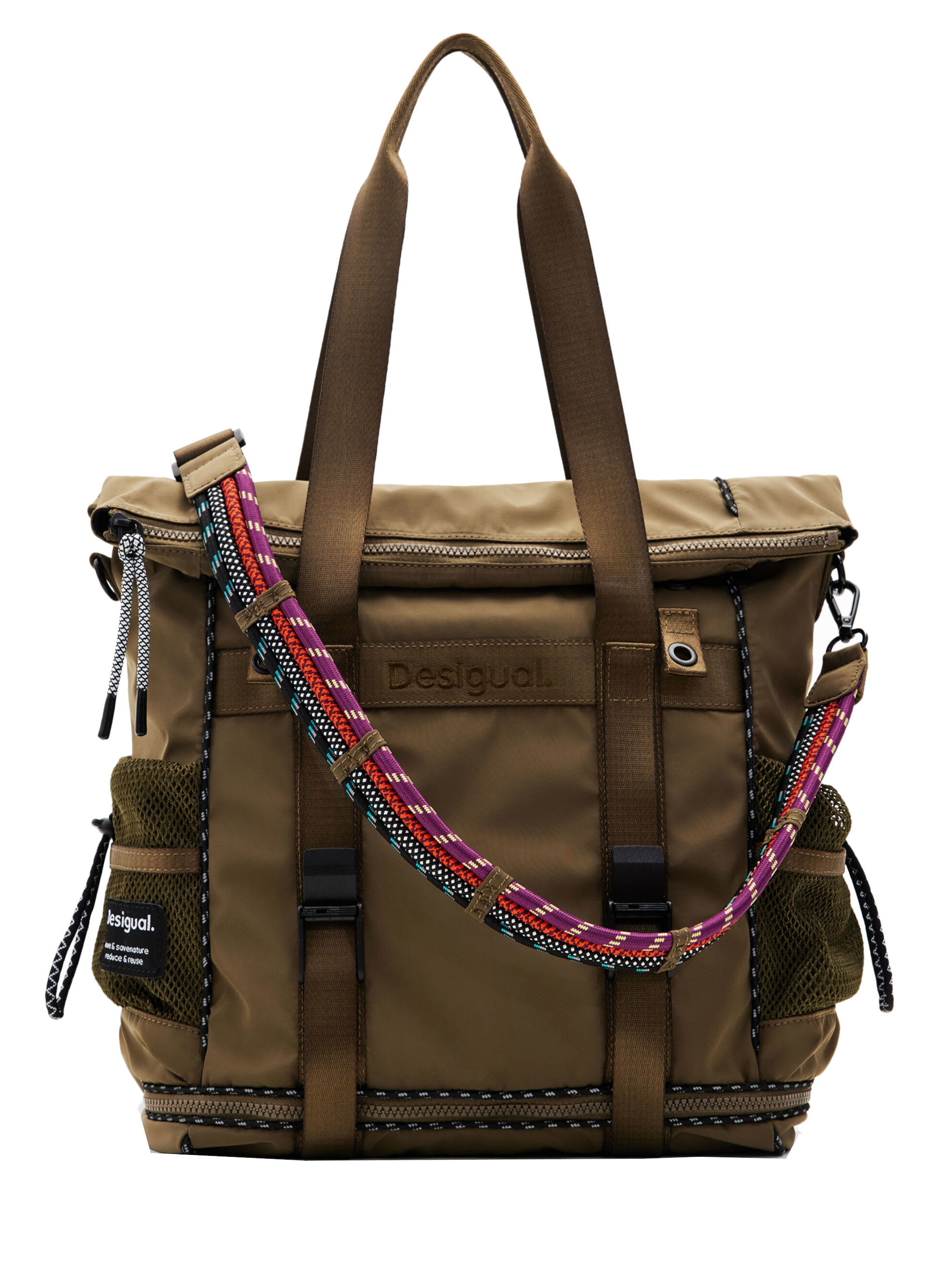 Desigual 'Back Modularis Stavanger' Rucksack / Schultertasche kaki