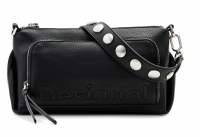 Desigual 'Bols Half Logo Urus' Umhängetasche klein schwarz