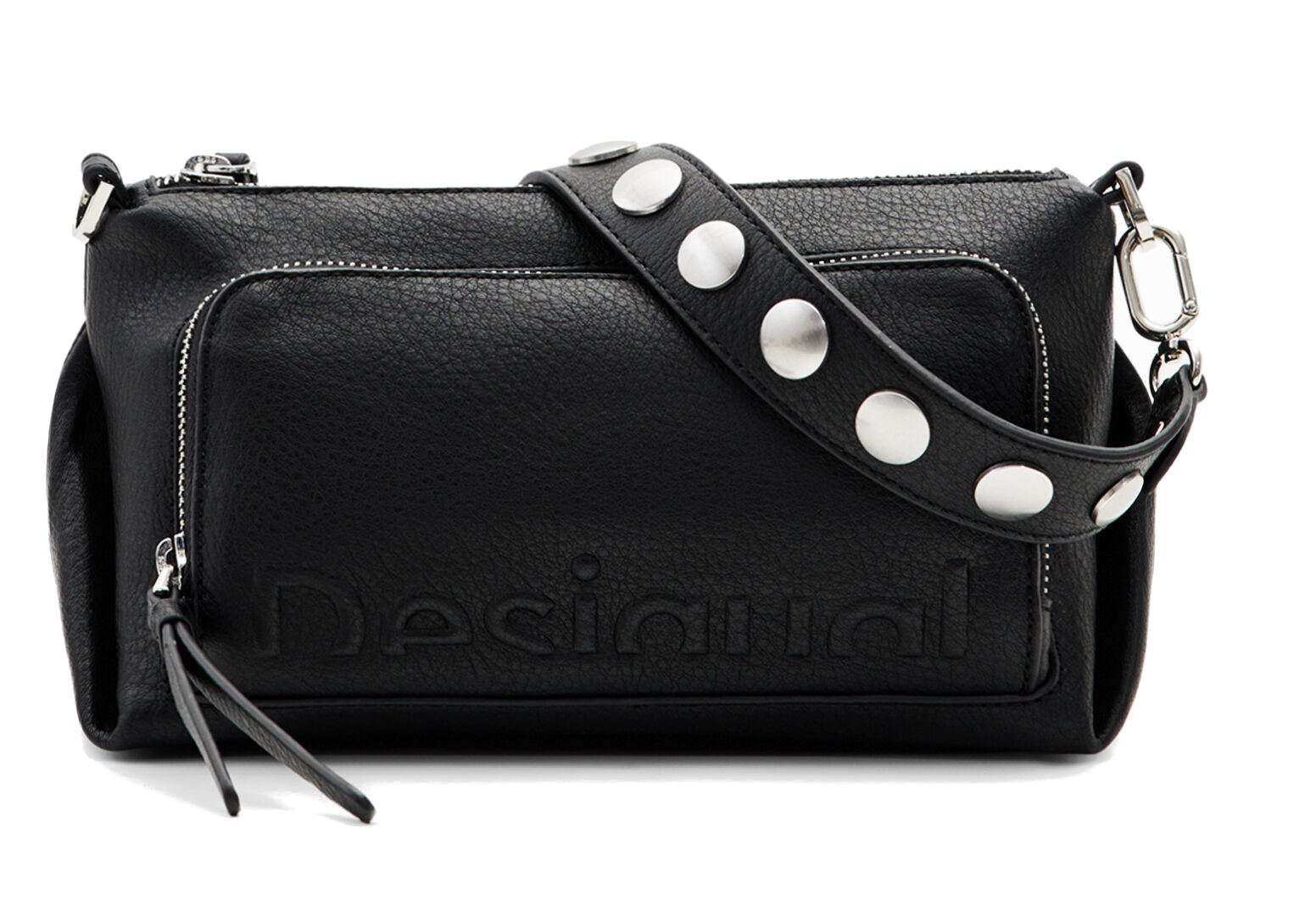 Desigual 'Bols Half Logo Urus' Umhängetasche klein schwarz