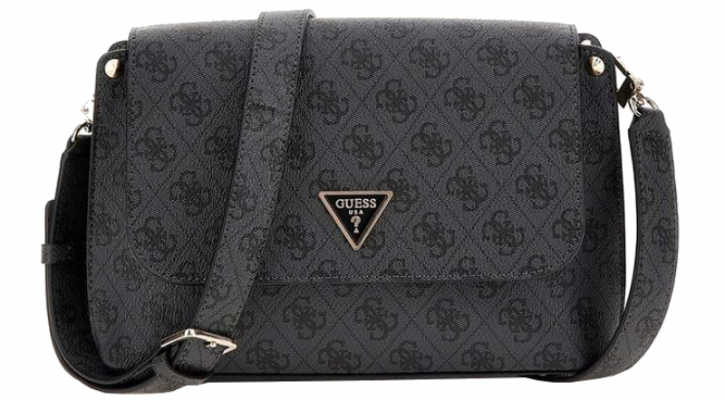 Guess 'Meridian Girlfriend Satchel' Damentasche coal logo