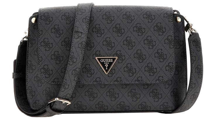 Guess 'Meridian Girlfriend Satchel' Damentasche coal logo