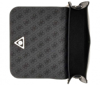 Guess 'Meridian Girlfriend Satchel' Damentasche coal logo