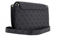 Guess'Meridian Flap Crossbody' Damentasche coal logo