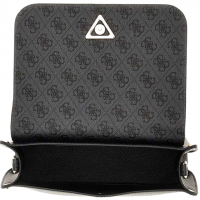 Guess'Meridian Flap Crossbody' Damentasche coal logo