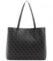 Guess 'Meridian Girlfriend Tote' Shopper coal logo