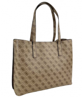 Guess 'Meridian Girlfriend Tote' Damentasche latte logo