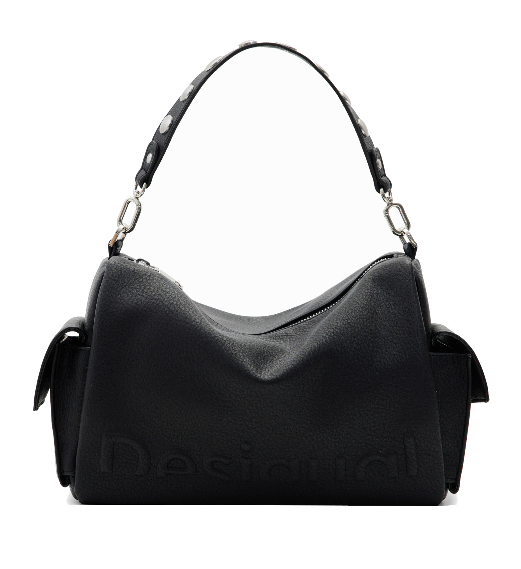 Desigual 'Bols Half Logo Habana' Umhängetasche schwarz