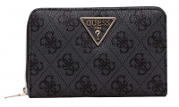 Guess 'Laurel' SLG medium zip around Geldbörse coal logo