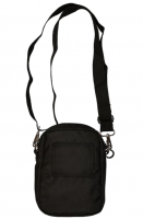 Travel 'N' Meet Schultertasche aus Spinnstoff schwarz