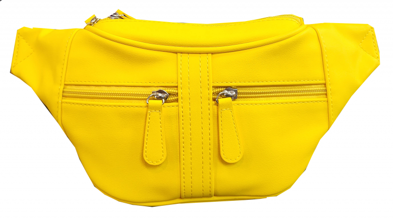 New Bags Gürteltasche aus PU gelb