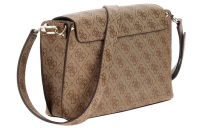 Guess 'Meridian Flap' crossbody latte logo