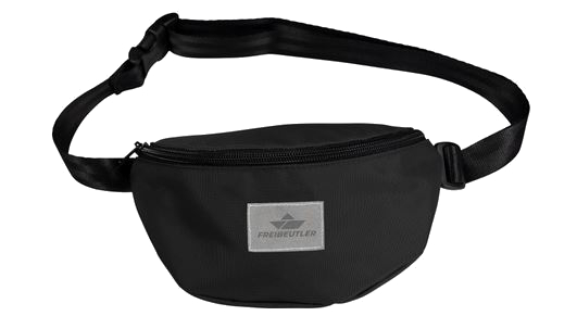 Freibeutler 'Fiete' Gürteltasche 1L Schwarz