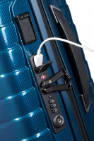 Samsonite 'Proxis' 4-Rad Trolley Spinner 55cm 2,2kg erw. 38/44l petrol blue