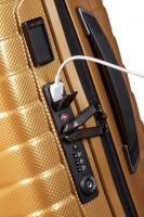 Samsonite 'Proxis' 4-Rad Trolley Spinner 55cm 2,2kg erw. 38/44l honey gold