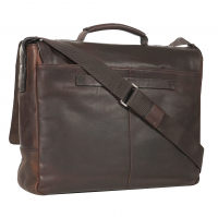 Joop 'Loreto' Kreon Briefbag mit Laptopfach MHF echt Rindleder seal brown