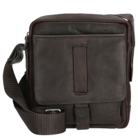 Joop 'Loreto' Remus Shoulderbag XSVZ echt Rindleder seal brown