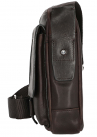 Joop 'Loreto' Remus Shoulderbag XSVZ echt Rindleder seal brown