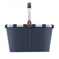 Reisenthel  'Carrybag' Einkaufskorb mit Alurahmen 22l herringbone dark blue