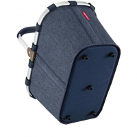 Reisenthel  'Carrybag' Einkaufskorb mit Alurahmen 22l herringbone dark blue