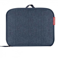 Reisenthel 'foldabletrolley' Einkaufsroller 30l herringbone dark blue