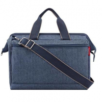 Reisenthel 'allrounder S pocket' Reisetasche 11l herringbone dark blue