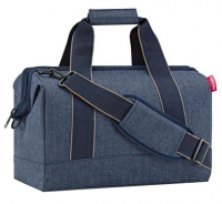 Reisenthel 'allrounder M' Reisetasche 18l herringbone dark blue