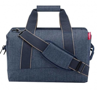 Reisenthel 'allrounder M' Reisetasche 18l herringbone dark blue