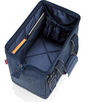 Reisenthel 'allrounder M' Reisetasche 18l herringbone dark blue