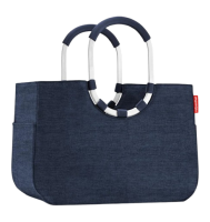Reisenthel 'loopshopper M' Shopper mit Alugriffen herringbone dark blue